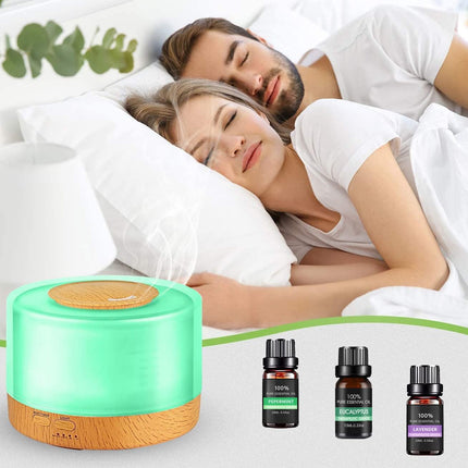 Essential Oil Set 6 Bottles Plant Aromatherapy Oils Natural Scent for Diffuser