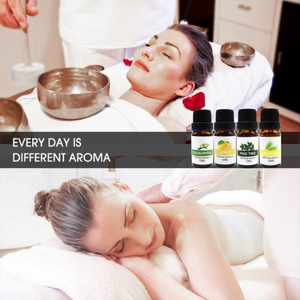 Essential Oil Set 8 Bottles Plant Aromatherapy Oils Natural Fragrance Diffuser