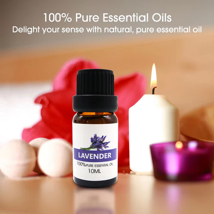 Essential Oil Set 8 Bottles Plant Aromatherapy Oils Natural Fragrance Diffuser