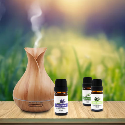 Essential Oil Set 8 Bottles Plant Aromatherapy Oils Natural Fragrance Diffuser