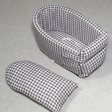 Portable Pet Console Seat for Travel Comfort Small Dog Cat Carrier Bed