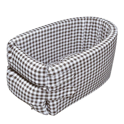 Portable Pet Console Seat for Travel Comfort Small Dog Cat Carrier Bed