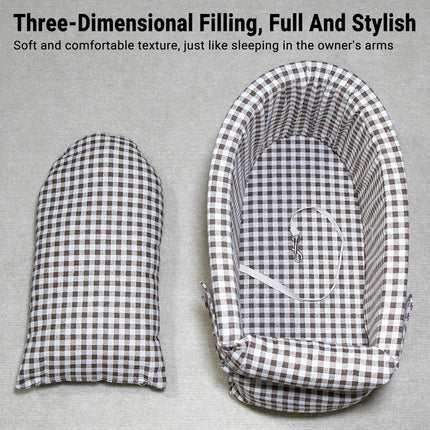 Portable Pet Console Seat for Travel Comfort Small Dog Cat Carrier Bed