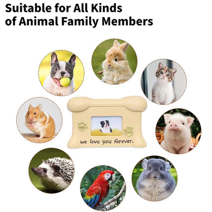 Resin Pet Urn Dog and Cat Commemorative Box Sturdy Pet Memorial Keepsake Box