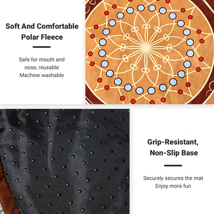 Bohemian Style Pet Bed Mat Washable Non Slip for Dogs Cats All Seasons Home Use