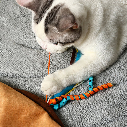 Bohemian Style Pet Bed Mat Washable Non Slip for Dogs Cats All Seasons Home Use