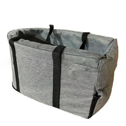 Car Pet Seat Auto Seat Center Console Dog Cat Nest Pad Removable Pet Carrier - Aimall