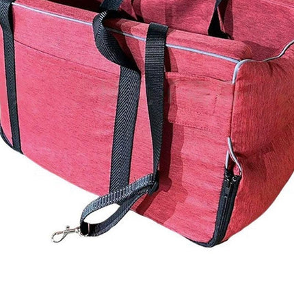 Car Pet Seat Auto Seat Center Console Dog Cat Nest Pad Removable Pet Carrier - Aimall