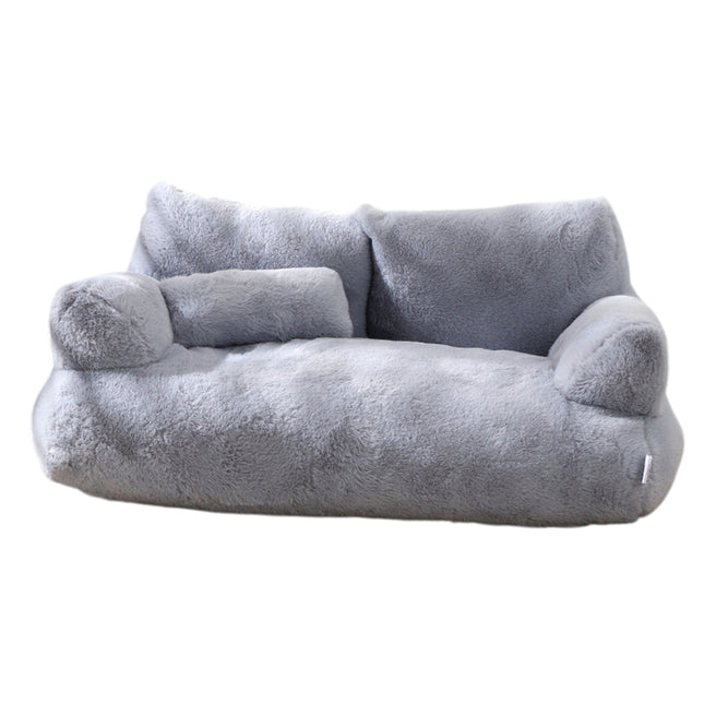 Pet Sofa Bed Cat Dog Den House Soft Sleeping Nest Indoor Kennel Rest Cushion
