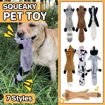 Pet Toy Squeaky Animal Soft Plush Dog Chew Sloth Series 45 cm Pet Dental Health - Aimall