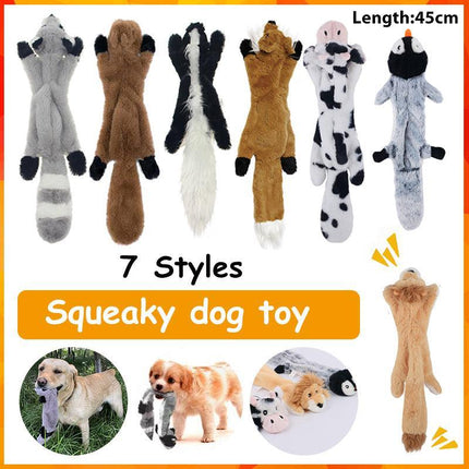 Pet Toy Squeaky Animal Soft Plush Dog Chew Sloth Series 45 cm Pet Dental Health - Aimall