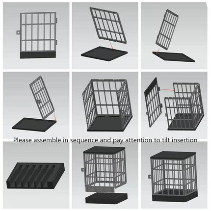 Mobile Phone Jail Lock Up Safe Smartphone Storage Box Prison Cell Locking Cage