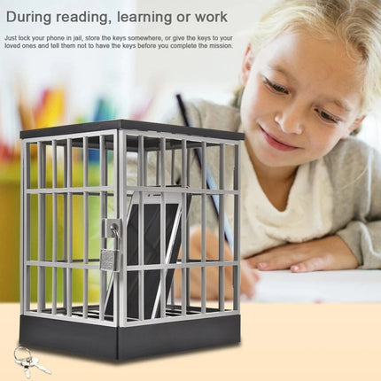 Mobile Phone Jail Lock Up Safe Smartphone Storage Box Prison Cell Locking Cage