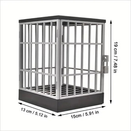 Mobile Phone Jail Lock Up Safe Smartphone Storage Box Prison Cell Locking Cage