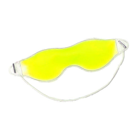 Yellow Relaxing Gel Eye Mask Cold Pack Warm Hot Heat Ice Cool Pad Puffiness Headache - Aimall