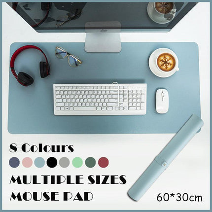 60*30Cm Leather Mouse Pad Gaming Waterproof Mousepad Desk Mat Anti-Slip Rubber - Aimall