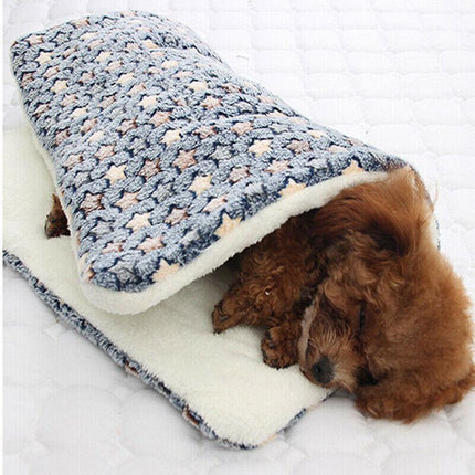 S Size Puppy Dog Cat Cushion Mattress Blanket Bed Soft Warm Pet Pad Winter Kennel House - Aimall