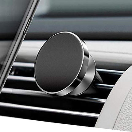 360 Degree Rotating Cell Phone Holder Car Magnetic Mount Air Vent Gold Clip On - Aimall