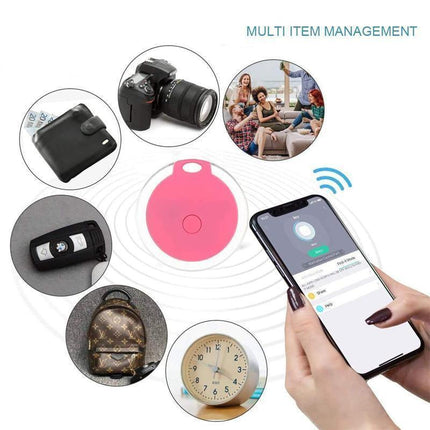 Mini Bluetooth GPS Tracker Dog Pet Tag Finder Locator Key Wallet Tracking Tracer - Aimall