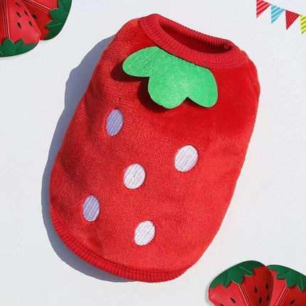 S Size Warm Winter Dog Clothes Soft Fleece Dog Jacket Pet Coat Sweater Cat Jumper - Aimall