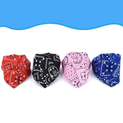 S Adjustable Pet Dog Bandana Collar Triangle Scarf For Puppy Cat Neckerchief - Aimall