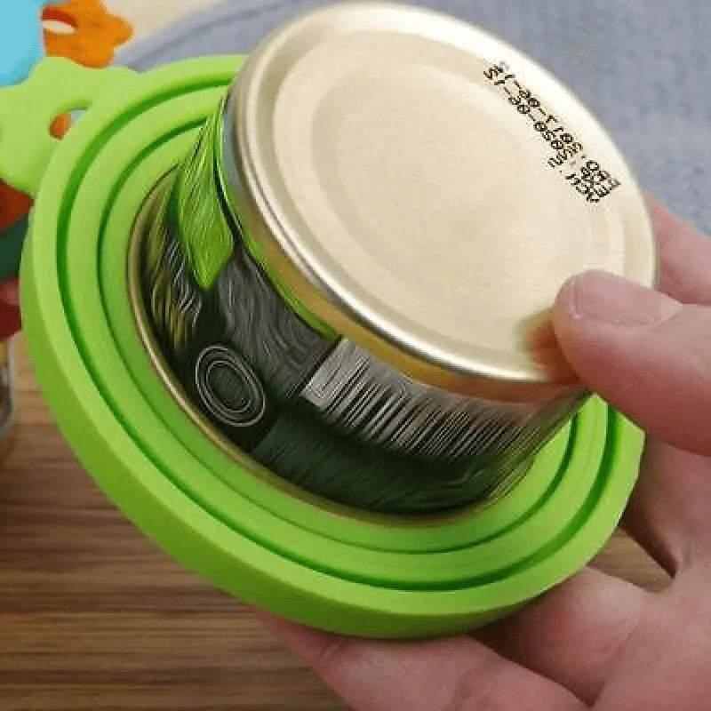 Orange 1/2/3pc Pet Food Can Cover Lid Pet Tin Silicone Reusable Storage Cap  Top – Aimall