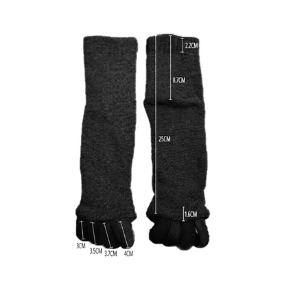 1 Pair Foot Alignment Sock Yoga Massage Socks Toe Separator Sport Pain Relief - Aimall