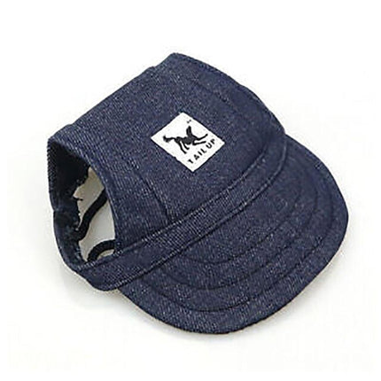 Dog Baseball Cap Outdoor Pet Sun Hat Summer Canvas Visor Puppy XL - Aimall