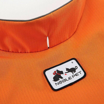 Yellow Pet Dog Warm Coat Fleece Jacket Reflective Waterproof Winter Clothes Puppy Vest - Aimall