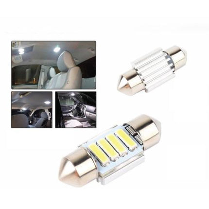 31MM FESTOON 7020 4SMD LED 4x INTERIOR DOME MAP LIGHT BULB GLOBE 12V - Aimall