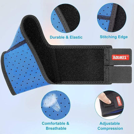 AOLIKES®1Pair Support Pads Guard Kids Children Ankle Brace Wrap Protection Sport - Aimall