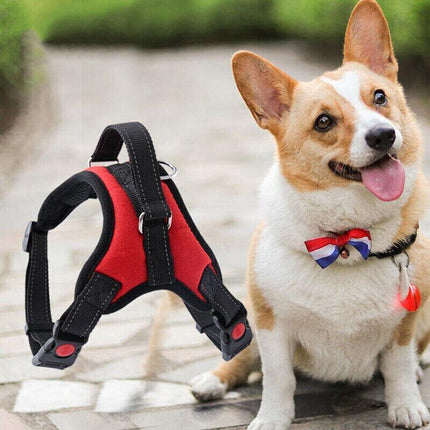 L Size No-pull Dog Harness Pet Puppy Large Dog Vest Adjustable Padded Handle - Aimall