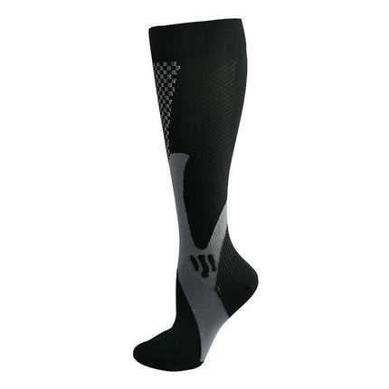 Compression Socks Copper Medical Stockings Travel Running Anti Fatigue Unisex L&XL - Aimall