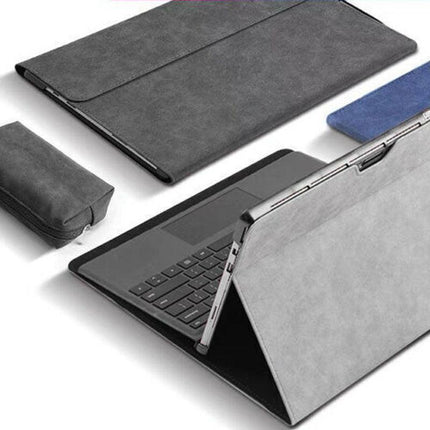 Premium Leather Case Cover Protector for Microsoft Surface Pro X - Aimall