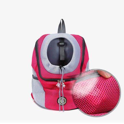 S Size Puppy Travel Mesh Pet Dog Carrier Backpack Front Travel Portable Shoulder Bag - Aimall