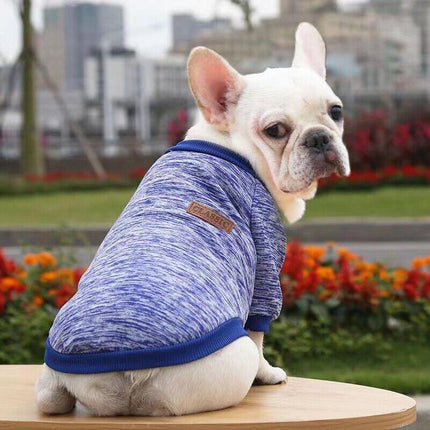 S Size Cute Pet Dog Warm Jumper Sweater Clothes Cat Knitted Coat Winter - Aimall