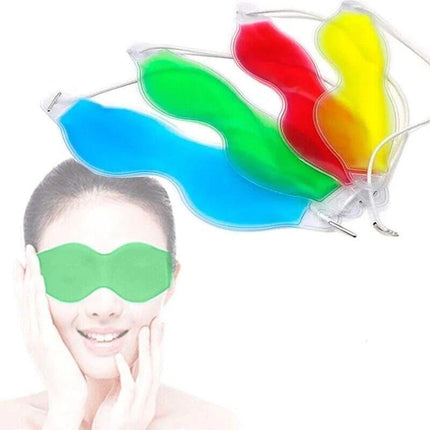 Green Relaxing Gel Eye Mask Cold Pack Warm Hot Heat Ice Cool Pad Puffiness Headache - Aimall