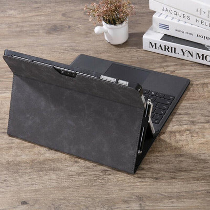 Premium Leather Case Cover Protector for Microsoft Surface Pro X - Aimall