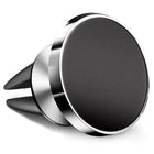 360 Degree Rotating Cell Phone Holder Car Magnetic Mount Air Vent Silver Clip On - Aimall