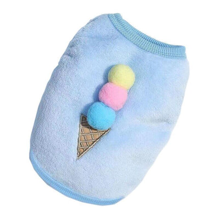 S Size Warm Winter Dog Clothes Soft Fleece Dog Jacket Pet Coat Sweater Cat Jumper - Aimall