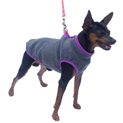 S Pet Dog Puppy Winter Warm Fleece Jumper Vest Coat Jacket Apparel Clothes Outdoor - Aimall