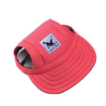 Dog Baseball Cap Outdoor Pet Sun Hat Summer Canvas Visor Puppy L - Aimall
