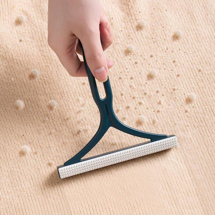 Lint Remover Pet Dog Cat Hair Fur Cleaning Clothes Mat Sofa Fuzz Brush Shaver Navy - Aimall