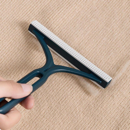 Lint Remover Pet Dog Cat Hair Fur Cleaning Clothes Mat Sofa Fuzz Brush Shaver Navy - Aimall
