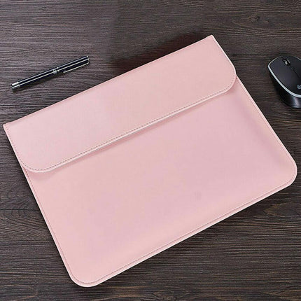 13inch Pouch Laptop Bag Cover PU Leather Sleeve Case MacBook Air Pro Dell - Aimall