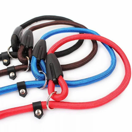 6*140mm Dog Training Correction Leash Lead Cesar Puppy Pets Millan Slip Nylon Rope - Aimall