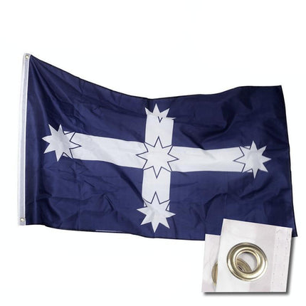 Large Eureka Stockade Flag Southern Cross Australian Aussie Heavy Duty 90 x 150 - Aimall