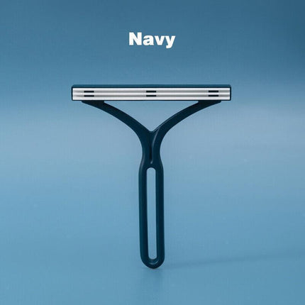 Lint Remover Pet Dog Cat Hair Fur Cleaning Clothes Mat Sofa Fuzz Brush Shaver Navy - Aimall