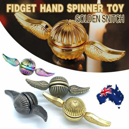 Golden Snitch Fidget Hand Spinner Toy Spinners Gyro Finger ADHD Autism Gifts AU - Aimall