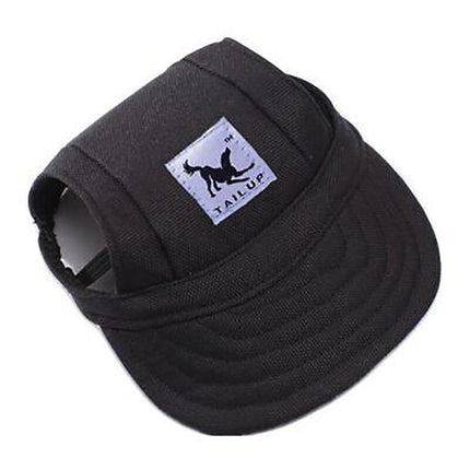 Dog Baseball Cap Outdoor Pet Sun Hat Summer Canvas Visor Puppy M Size - Aimall